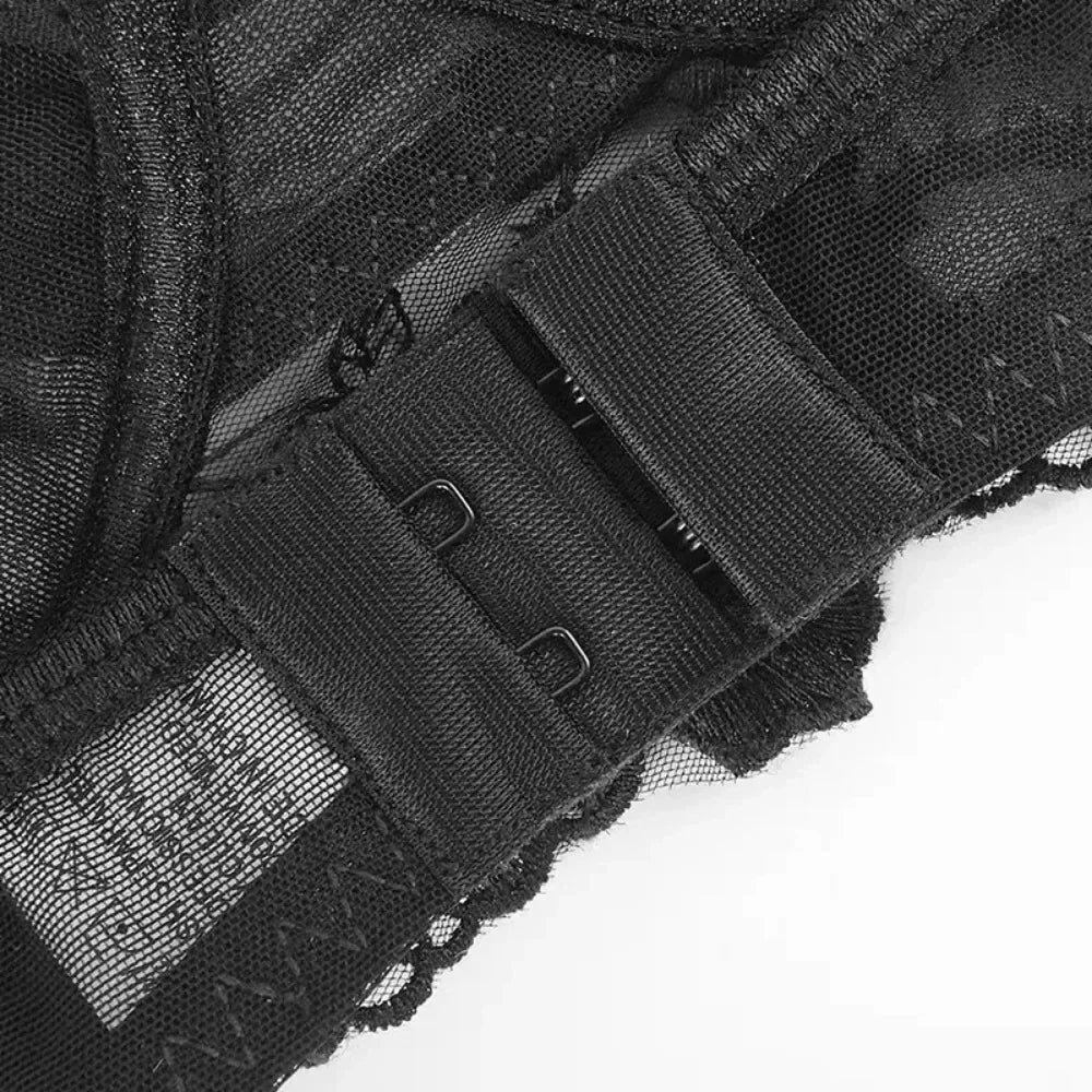 Women Lingerie Set Lace Embroidery Push Up Bra Panties Sets Deep V Gather Top Sexy Underwear Bras Brassiere Lingerie Set sissy