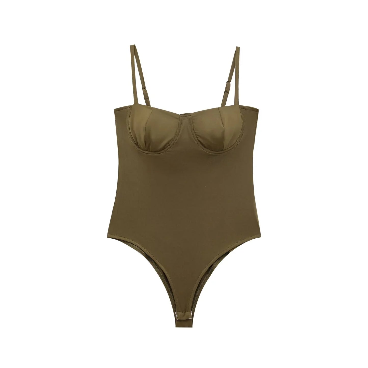 DEEABAE Spicy Girl with Chest Cushion Camisole Jumpsuit Women's New Style Of Sexy Tight Fitting Crotch TopTtrendy