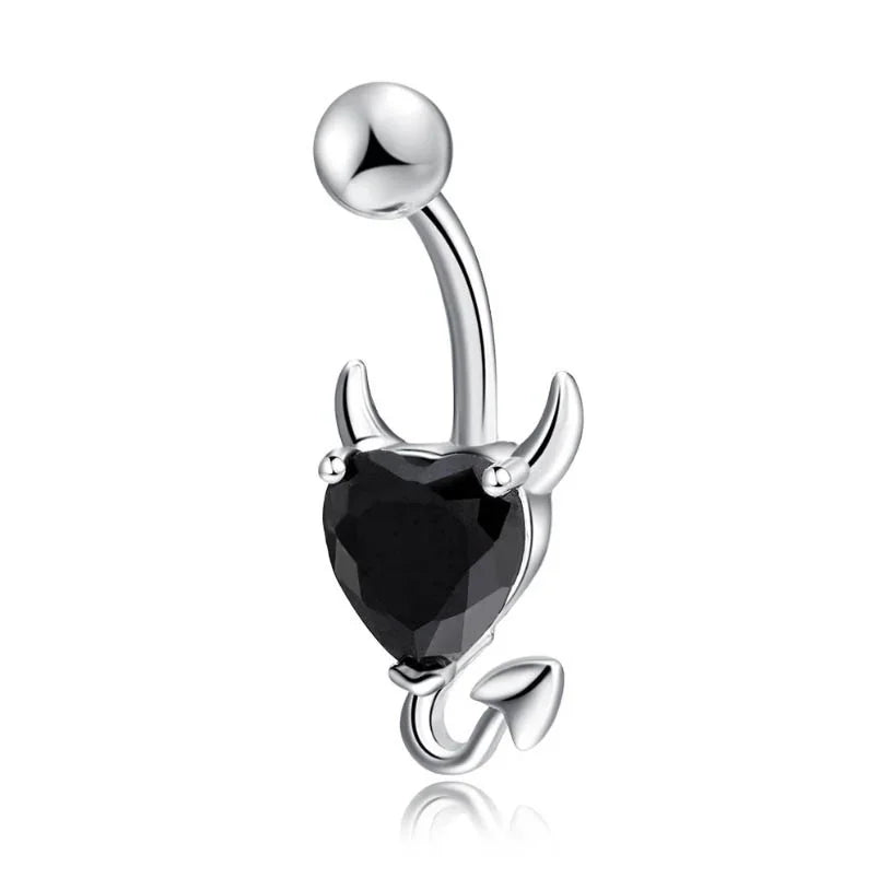 DELYSIA KING Stainless Steel Belly Button