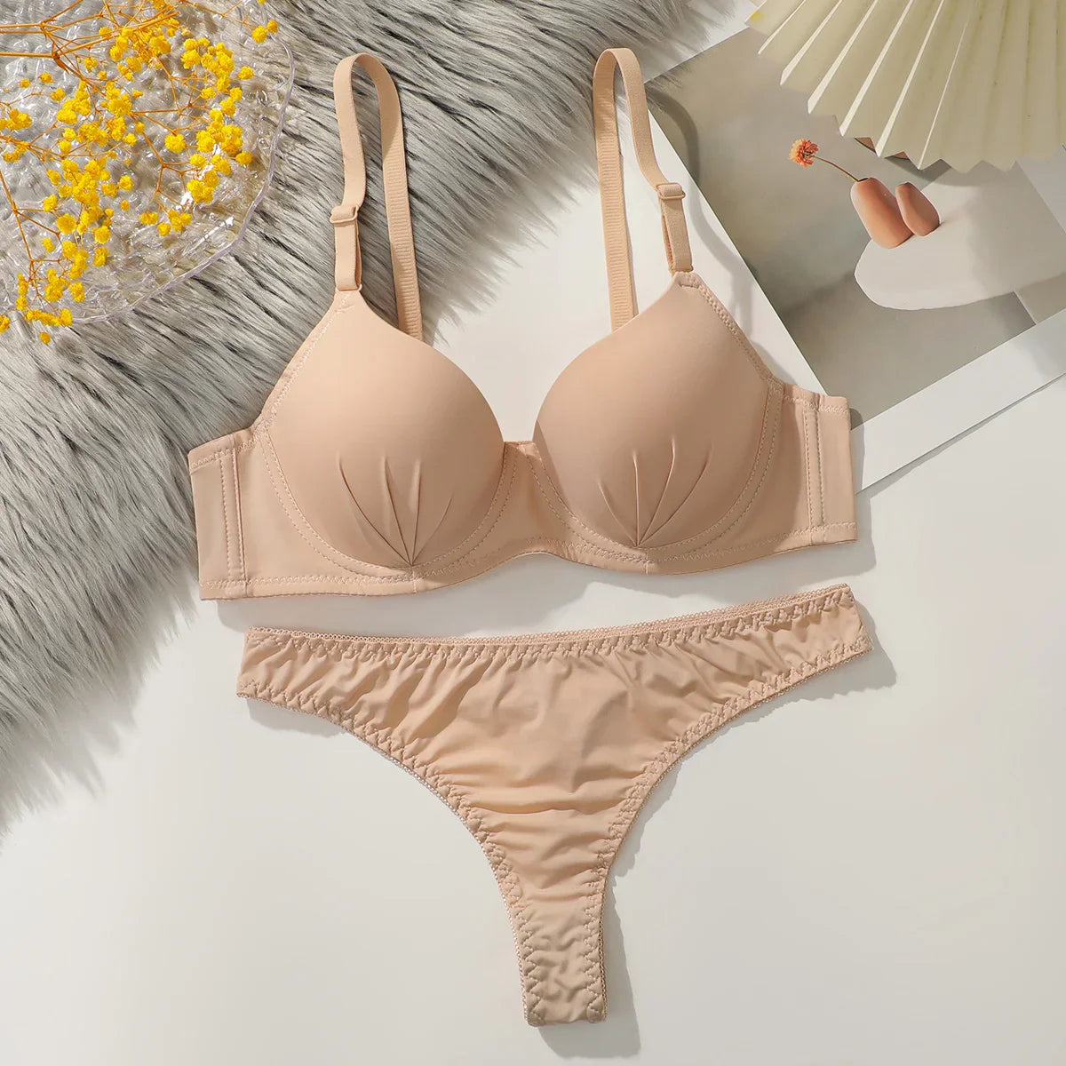 Women's sexy leopard print lingerie set with steel ring gathering push up bra comfortable close fitting lingerie set B2087