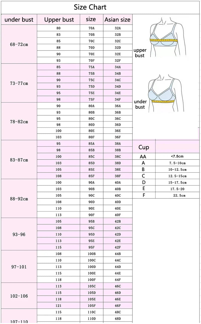 Logirlve Women's Fashion Backless Bra Set Invisible Push up Lingerie C/D Cup Deep U Plunge Brassiere Underwear Sexy Plunge Bra