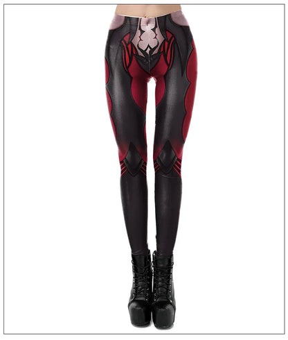 NADANBAO Women Leggings Gothic Style Anime Printed High Quality Leggings Fashion Elastic Pants Sporting Fitness Yoga Pants