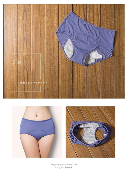 3pcs/Set Leak Proof Menstrual Panties Women Period Underwear Sexy Pants Incontinence Underwear Briefs Dropshipping DULASI