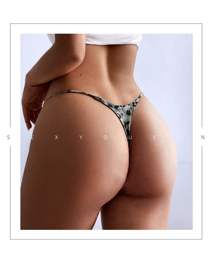 Cotton G String Leopard Women Panties Sexy Briefs Thong Low Waist T-back Bikini Underwear Seamless Femlae Lingerie Size S-XL