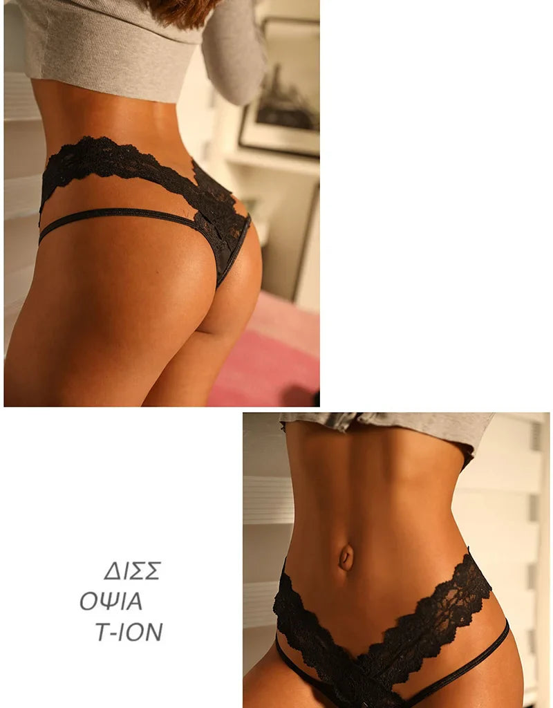 Lace Sexy Women Panties Transparent Hollow Out Underwear Girls Briefs High Quality Underpants Lingerie Girls G string Intimates