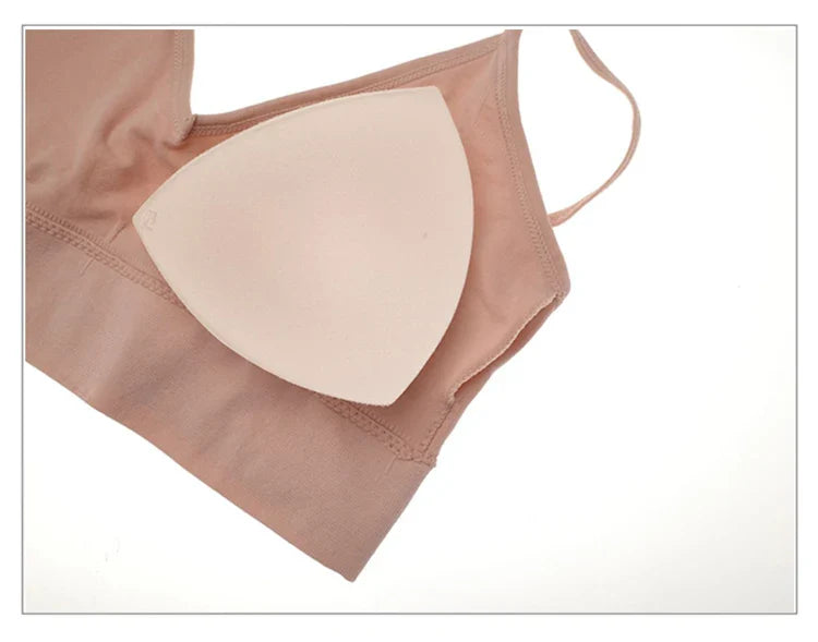 CINOON Women Seamless Bra Set Sexy Thong Low Waist Panties Wire Free Bra Bralette Lingerie Brassiere Cotton Female Underwear Set