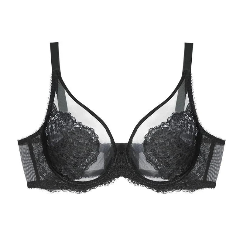 MOYISU Sexy Tushy Underwear Women's Big Boobs Small Boobs Hottie Set Ultra Thin Push-up Breast Anti-sag Soft Underwire Bra AB CD