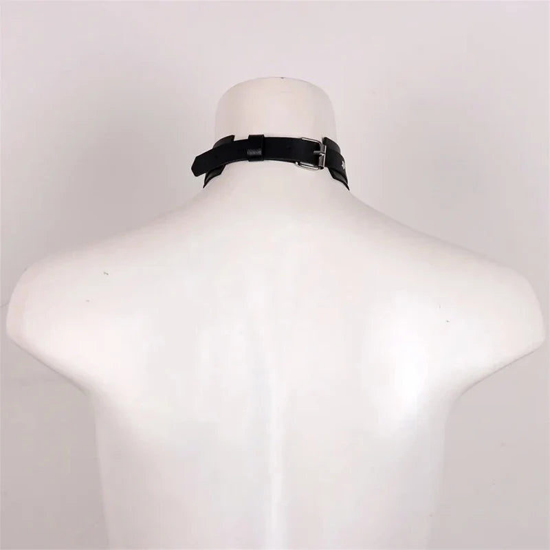 Hot Selling Leather Garter Belt Lingerie Sexy Women's Erotic Costumes Gothic Leg Harnesses Bow Babydoll Dress Sexual Sets For 18