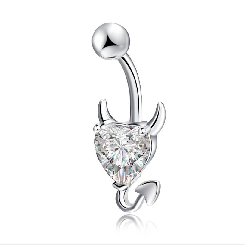 DELYSIA KING Stainless Steel Belly Button