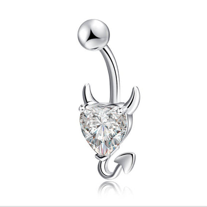 DELYSIA KING Stainless Steel Belly Button
