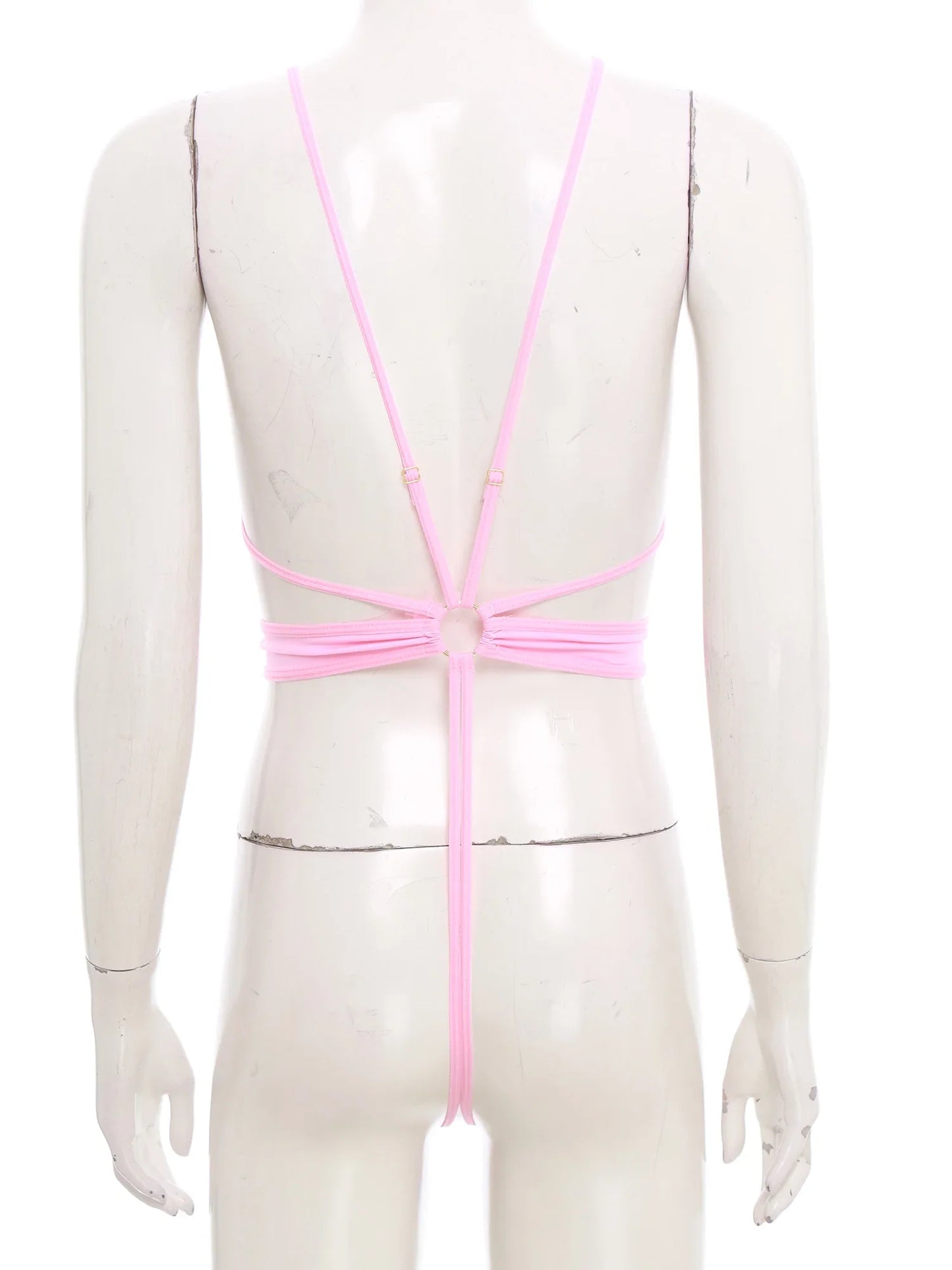 Adult Women Sheer Mesh Teddies Breast Hollow Out Opening Butt Flaunting Bodysuits Leotard for Exotic Dating Role Play Nightwear