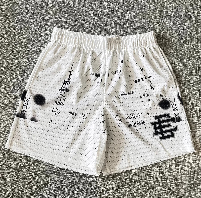 EE Eric Emanuel Men Beach Board Shorts fitness Training Workout Sport Short Pants Summer Gym Jogging Mesh Casual Shorts