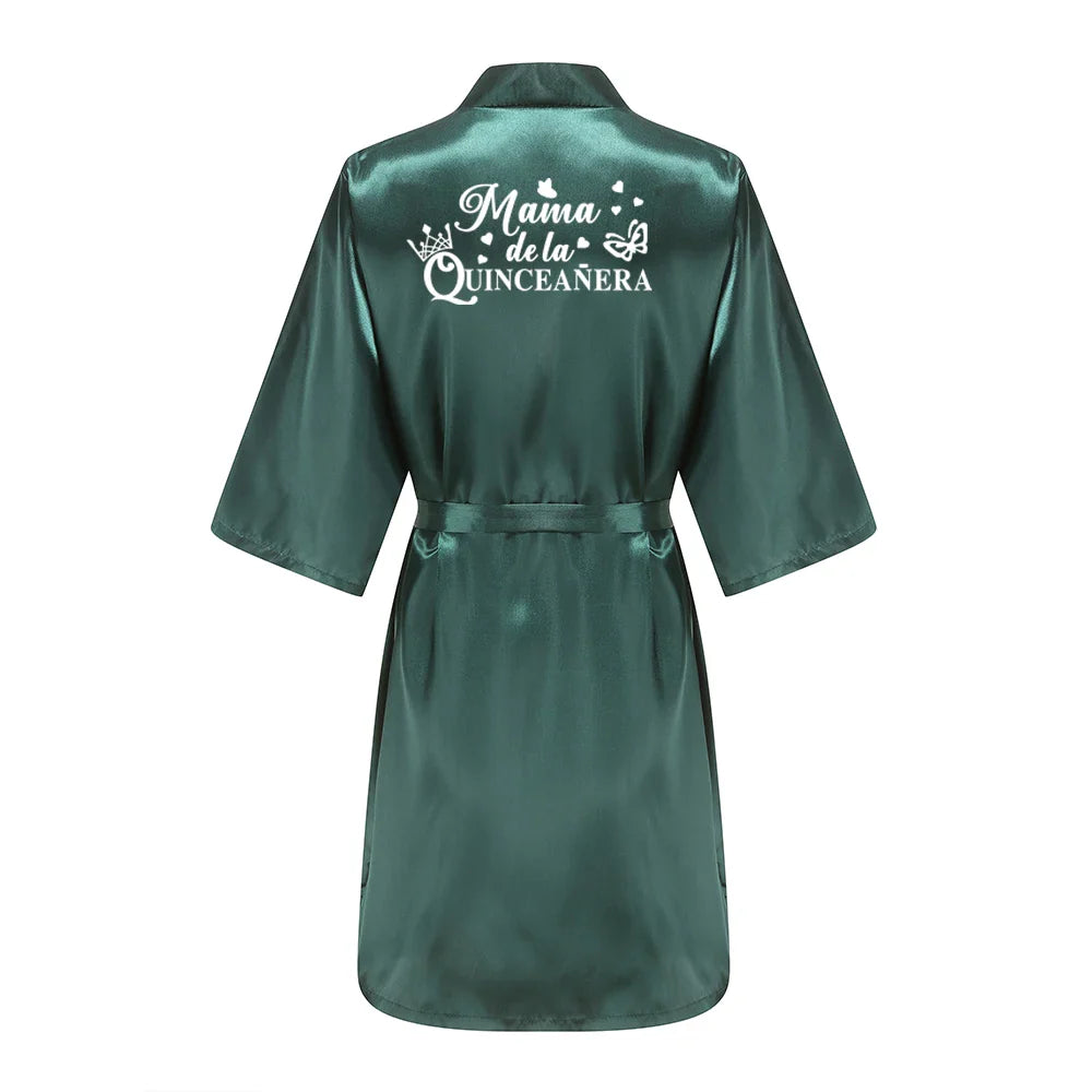 Mis XV Bathrobes Princess Sweet 15 Years Girl Birthday Party Mis Quince Años Robes Quinceanera Robe
