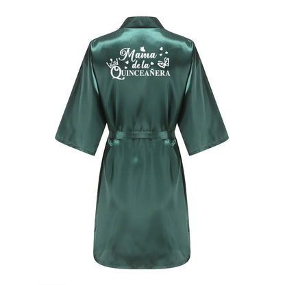 Mis XV Bathrobes Princess Sweet 15 Years Girl Birthday Party Mis Quince Años Robes Quinceanera Robe