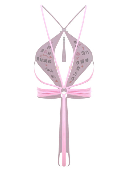 Adult Women Sheer Mesh Teddies Breast Hollow Out Opening Butt Flaunting Bodysuits Leotard for Exotic Dating Role Play Nightwear