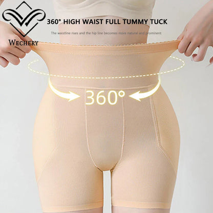 Wechery Underwear Women Fake Asses  Tummy Control Butt Lifte Breathable Hip Pads Panties Buttocks Enhancer Body Shapewear