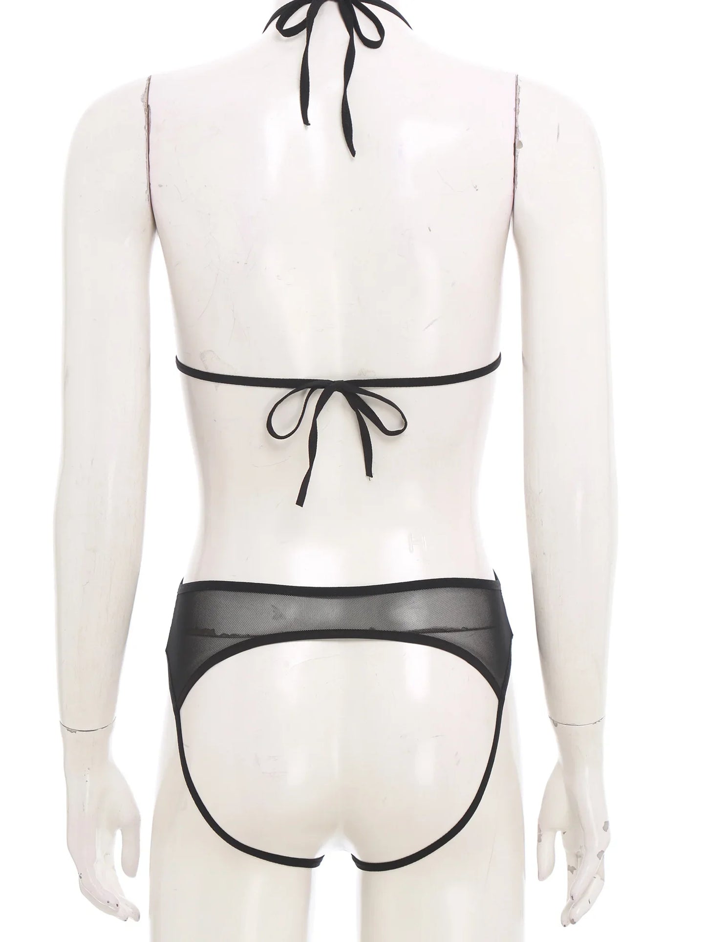 Adult Women Sheer Mesh Teddies Breast Hollow Out Opening Butt Flaunting Bodysuits Leotard for Exotic Dating Role Play Nightwear
