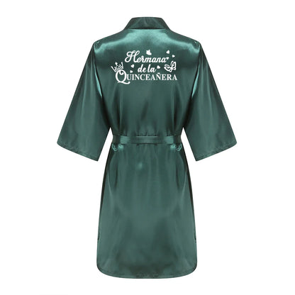 Mis XV Bathrobes Princess Sweet 15 Years Girl Birthday Party Mis Quince Años Robes Quinceanera Robe