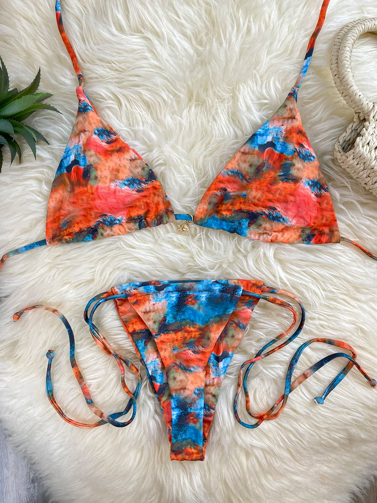 Sexy Micro Tie Brazilian Bikini Women Inspired Swimwear Designer Female Swimsuit Two-pieces Bikini set Bather Bathing Suit Vacay