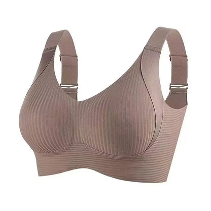 Non-trace body underwear women's bra anti-sag large size adjustment breast women big breasts small