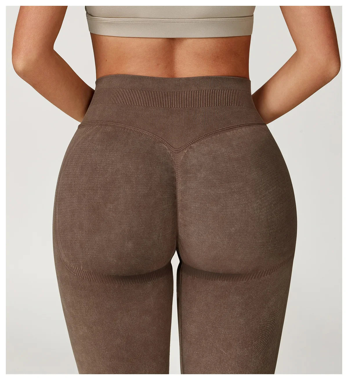 Yoga Pants Impact Leggings Women Seamless Sports Yoga Pant High Waist Ribbed Gym Clothes Fitness Workout Wear Scrunch Bum Tights