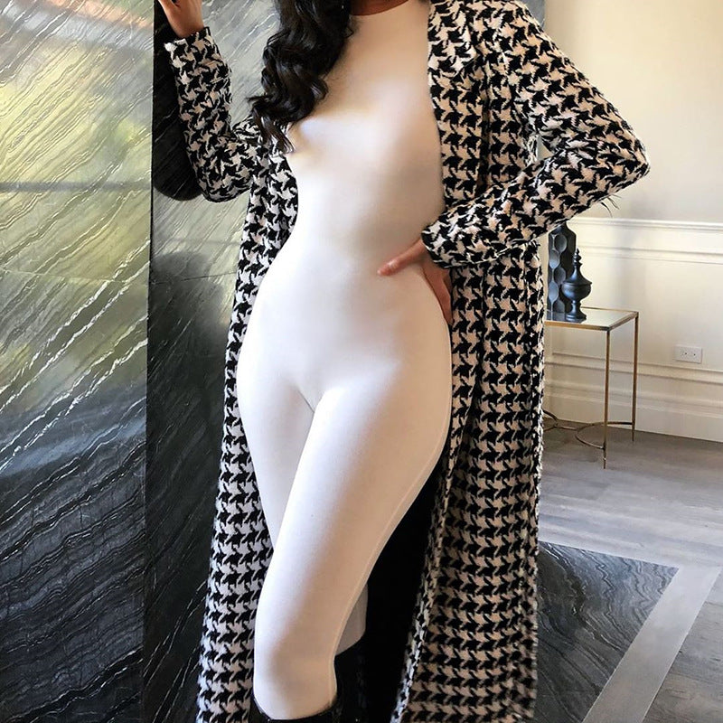 2025 Fall Women Sexy Jumpsuit Streetwear Long Sleeve Bodycon Solid Sport Fitness Jumpsuits Romper Overalls For Women Body suit