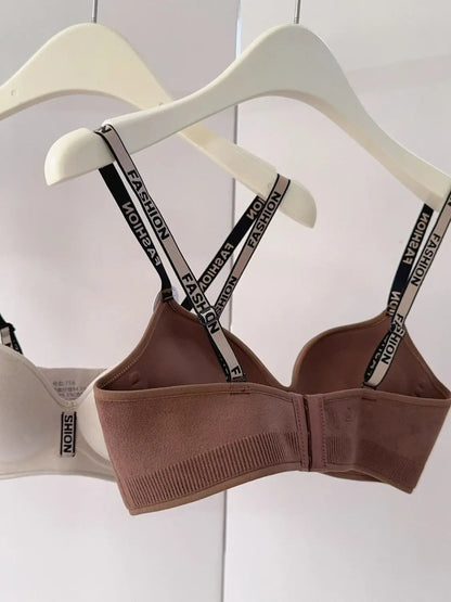 Velvet Plush Push Up Bra for Small Chest - 6CM Thermal Padded Non-Wire Bra, Warm Lined Comfort for Women, Autumn Winter Wear