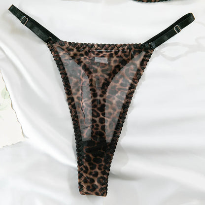Ultra-thin Sexy Porn Lingerie 2Pcs Sets Seamless Mesh See-Through Bras And Thongs Erotic Underwear Outfits Adult Hot Sex Suit