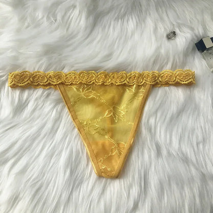 Custom Thong Name Sexy Lace Customized Panties DIY Personalized Name tanga Crystal Underwear Womens Bikini G-String Lover Gift