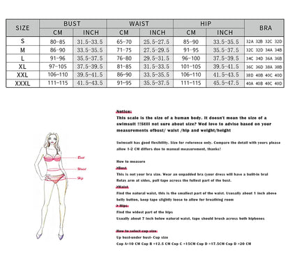 Sexy Swimsuit Bikini with Skirt Swimwear Swimsuit Women Separates Swimwear 3 Pcs Swimsuit Bathing Suit Summer