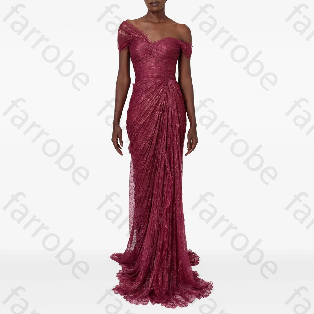 Elegant Mermaid Evening Dresses Off The Shoulder Formal Occasion Dress Exquisite High Quality Prom Party Gowns Women Customized