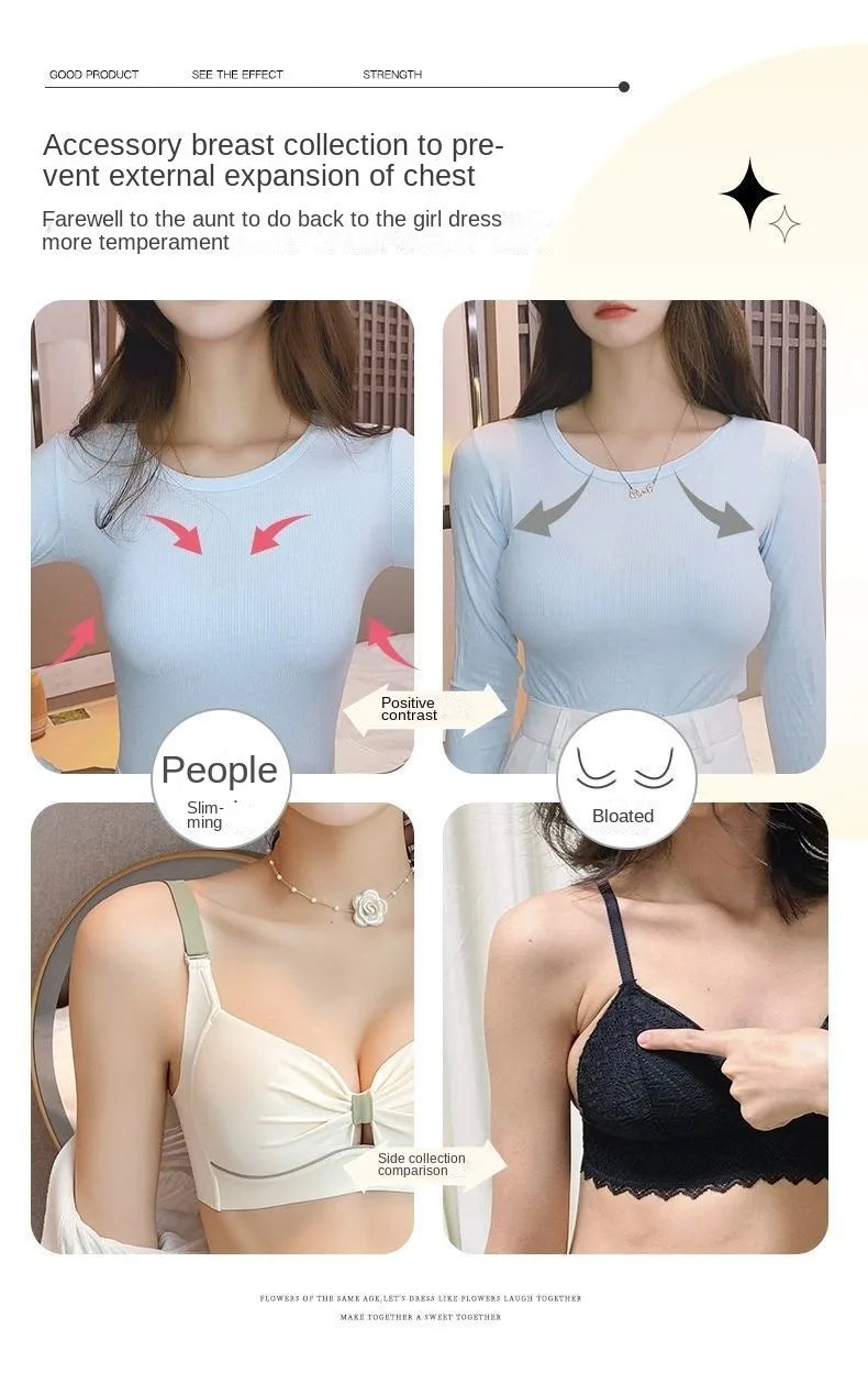2/1Solid Wireless Sports Bra Comfy & Breathable Seamless Push Up Running Workout Tank Everyday Bra, Women's Lingerie & Underwear