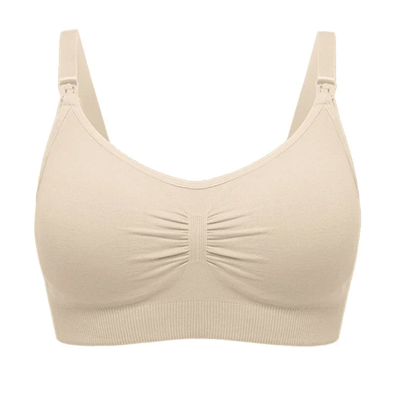 High Quality Plus Size Nursing Bra Breathable Women Breastfeeding Underwear Seamless Maternity Bra Push Up