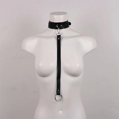 Hot Selling Leather Garter Belt Lingerie Sexy Women's Erotic Costumes Gothic Leg Harnesses Bow Babydoll Dress Sexual Sets For 18