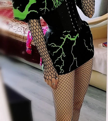 Hollow Out Sexy Pantyhose Black Women Fashion Tights Fishnet  Stockings Club Party Hosiery Female Lingerie Girls Thigh Mesh Sock