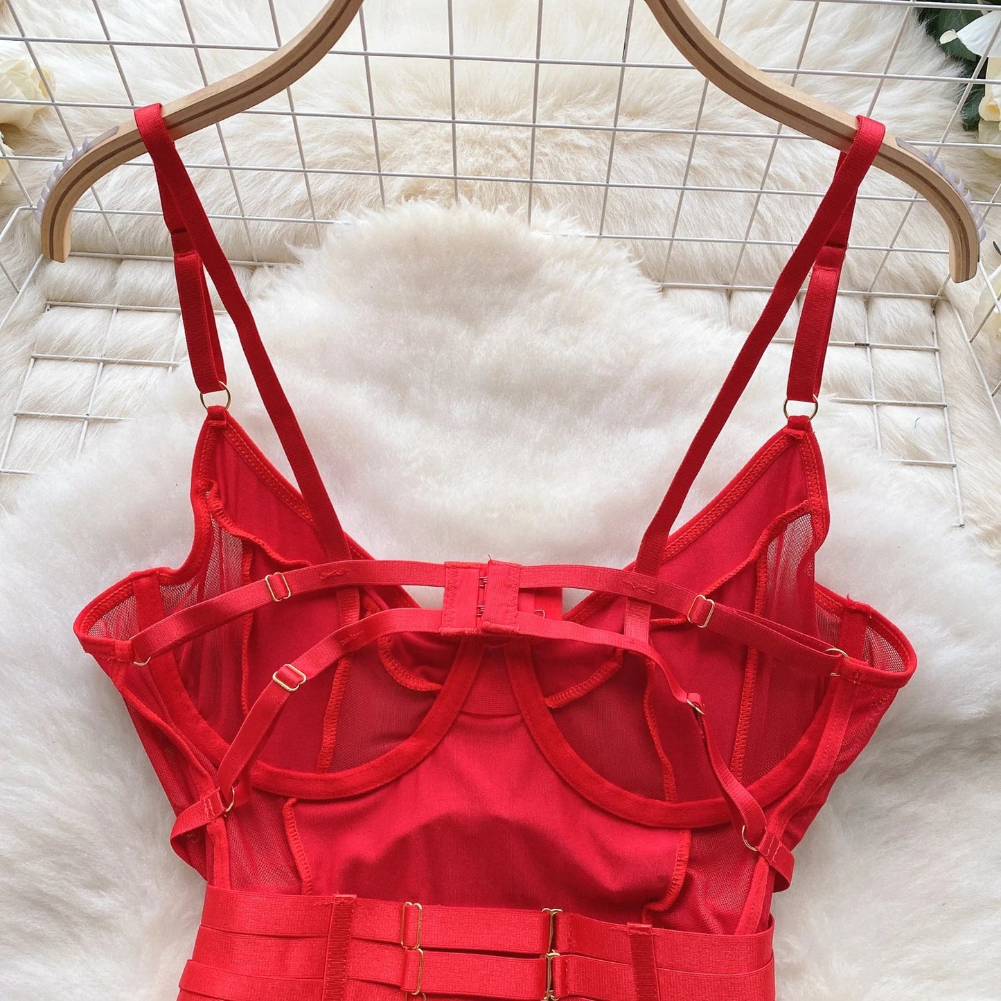 SINGREINY Women Underwear Erotic Playsuits Fashion Strap Backless Sheer Lingerie Nightwear Transpareant Hollow Out Sexy Bodysuit