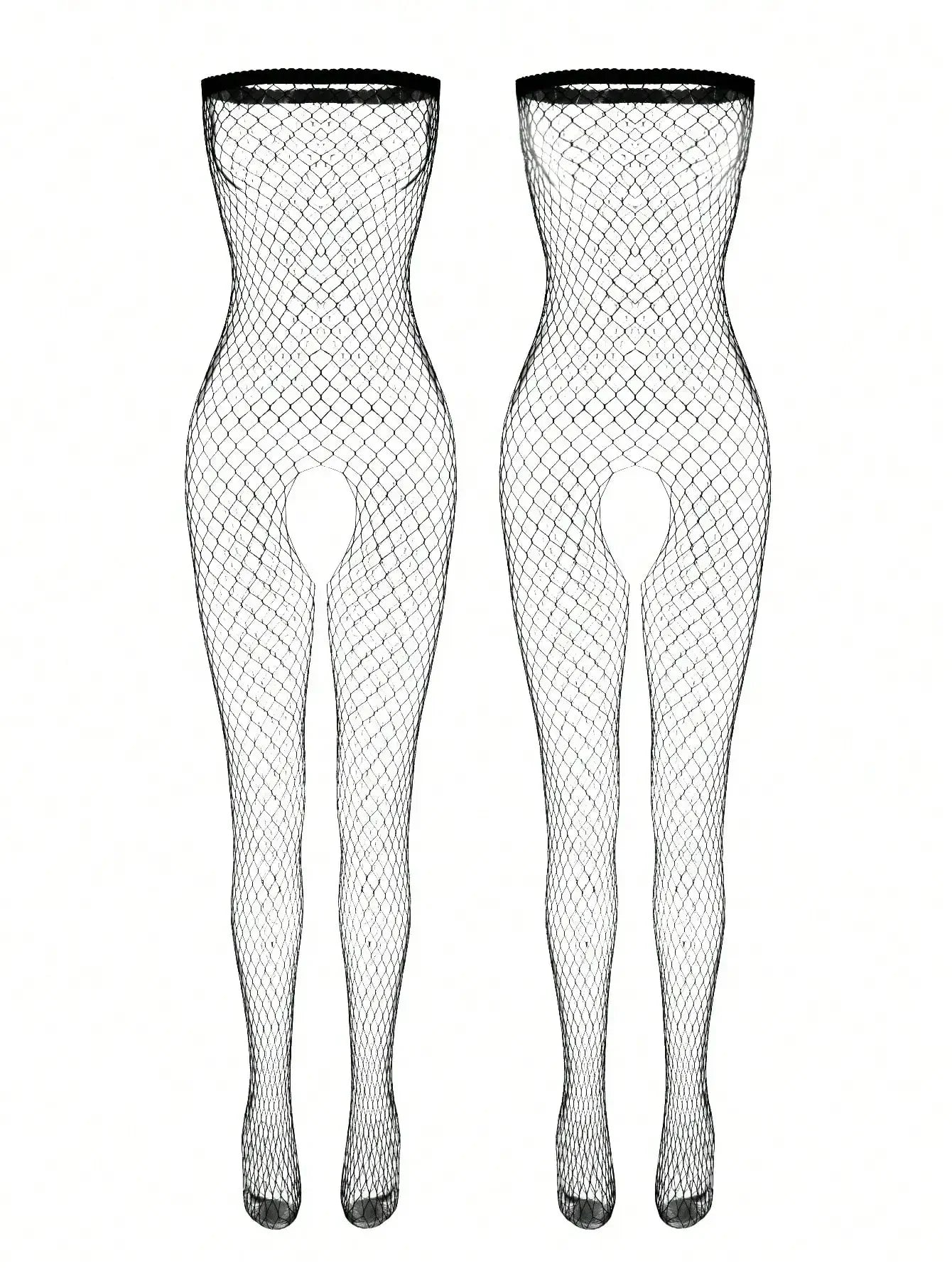 Sexy Lingerie Jumpsuit, Open Crotch Exposed Breast Bra Mesh Suit, Women's Jumpsuit And Sexy Lingerie Set