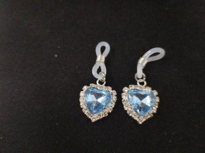 Europe And The United Sexy Bikini Body jewelry New Rhinestone Chest Chain Fashion  Love Breast Clip Color Pendant Love