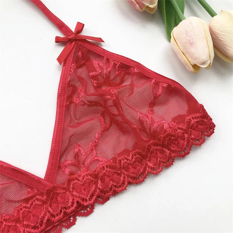 Custom Name Crystal Letter Bra and Panties Sets Sexy Lace Halter Bra Thong Personalized Customized Name Underwear G-String Gift