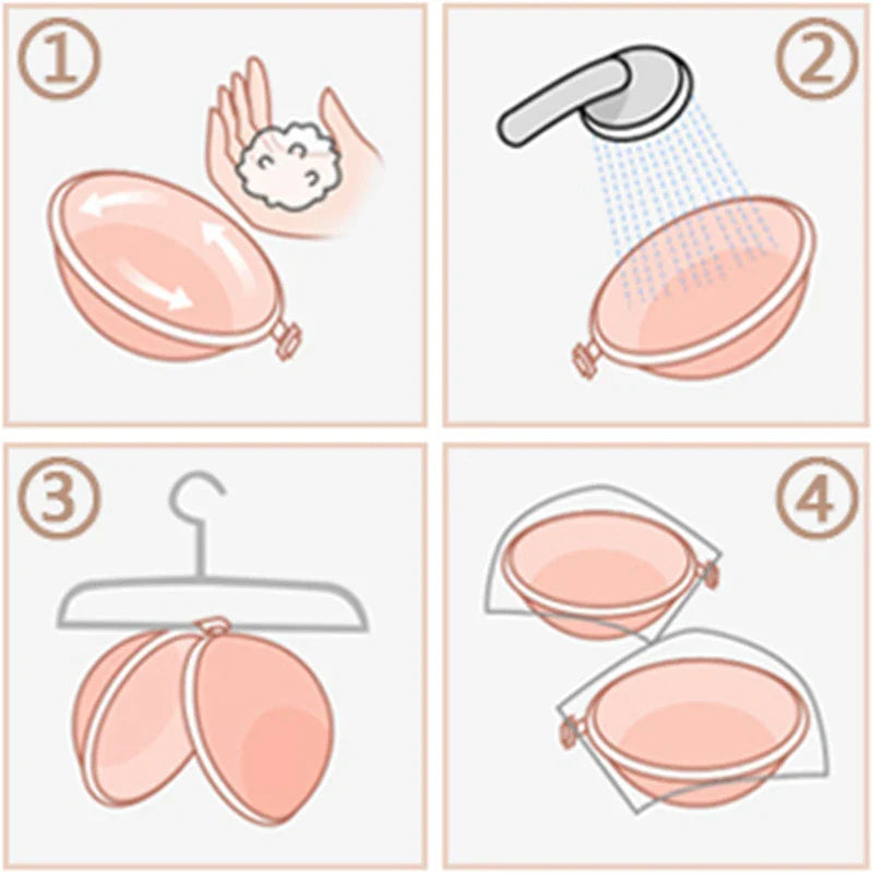 Invisible Adhesive Bra for Women Backless Strapless Push Up Sticky Silicone Wedding Underwear with Transparent Strap Reusable