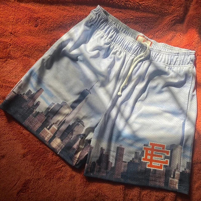 EE Eric Emanuel Men Beach Board Shorts fitness Training Workout Sport Short Pants Summer Gym Jogging Mesh Casual Shorts