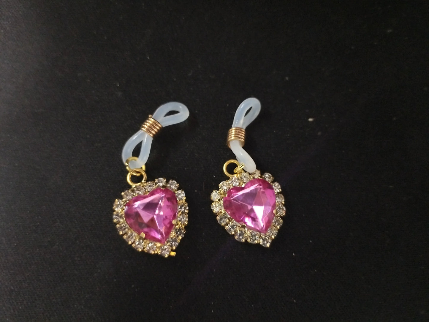 Europe And The United Sexy Bikini Body jewelry New Rhinestone Chest Chain Fashion  Love Breast Clip Color Pendant Love