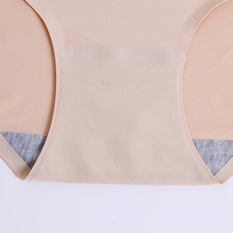 BZEL 6PCS/Set Women's Panties Seamless Female Underwear Plus Size Cozy Briefs Breathable Silk Satin Lingerie Hot Sale Underpants