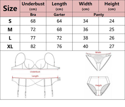 Lady Floral Lace Embroidery Lingerie Sets Women See-through Bra and Panty Set Underwear Sexy Hot Intimates Erotic Sexy Porn Suit