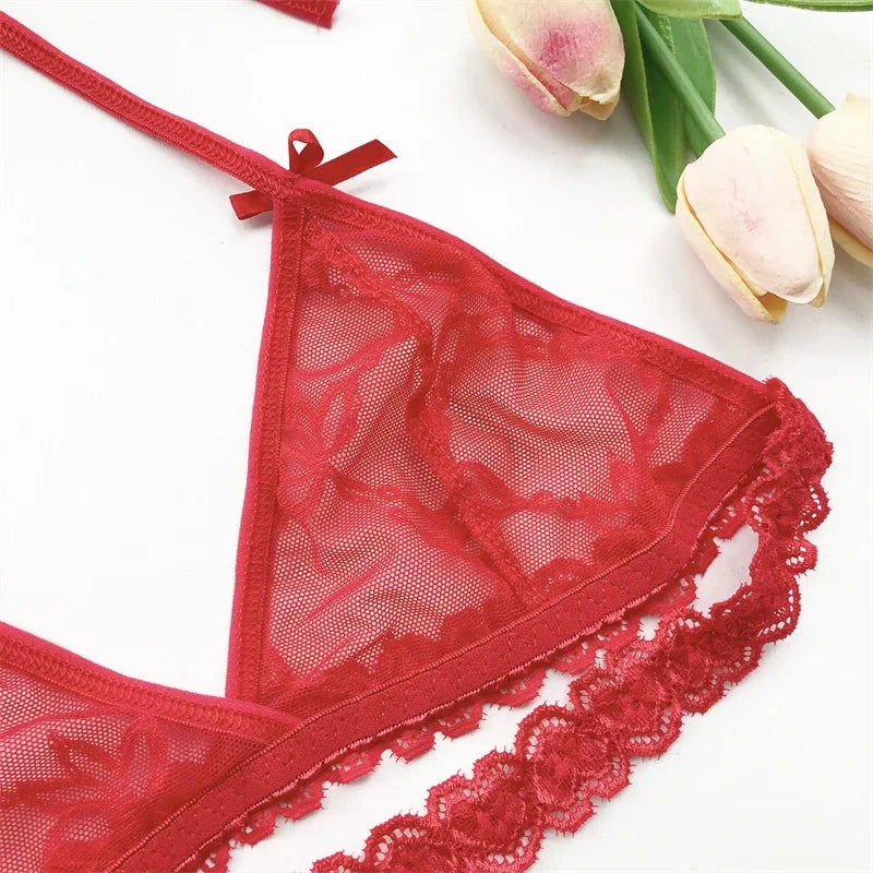 Custom Name Crystal Letter Thong Lace tie Hanging neck Bikini Bra Panties Sexy Personalized Name G-String Underwear Bra Set