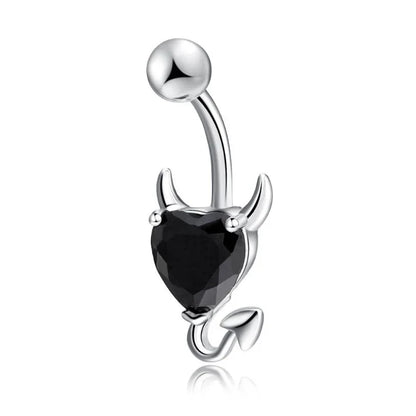 DELYSIA KING Stainless Steel Belly Button
