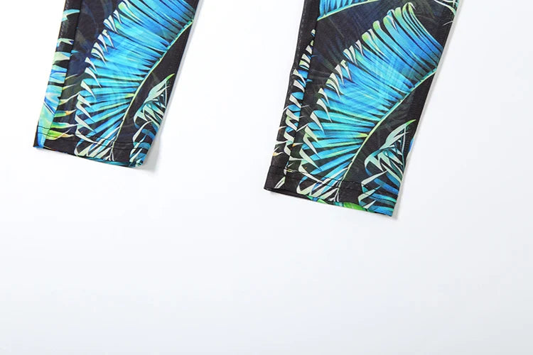 kliou Aesthetic Printed Women Jumpsuits Fashion Sexy Panelled Short Sleeve Backless Stand Collar Slim Overalls Mujer Clubwear