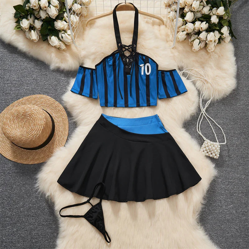Sexy Lace Gauze Patchwork Strap Bodysuit Hollow Sleeveless Slim backless Women Erotic Lingerie Hotsweet Bow Night Maid Cosplay
