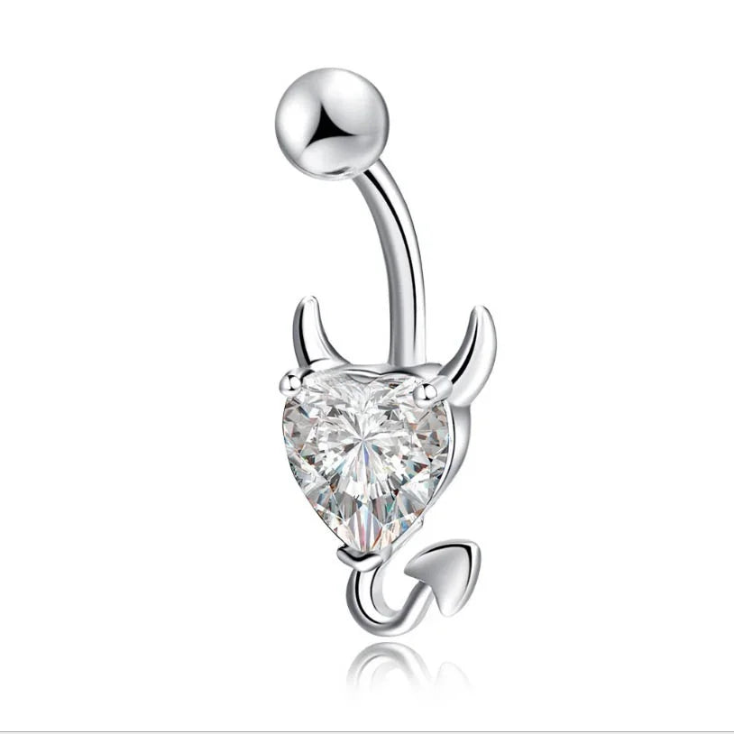 DELYSIA KING Stainless Steel Belly Button