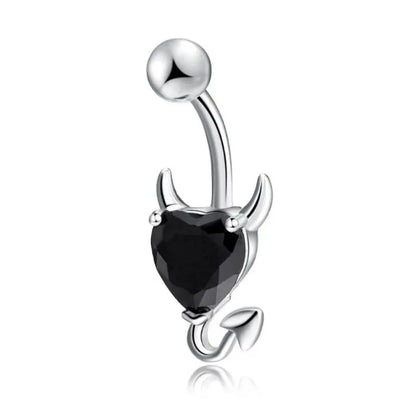 DELYSIA KING Stainless Steel Belly Button